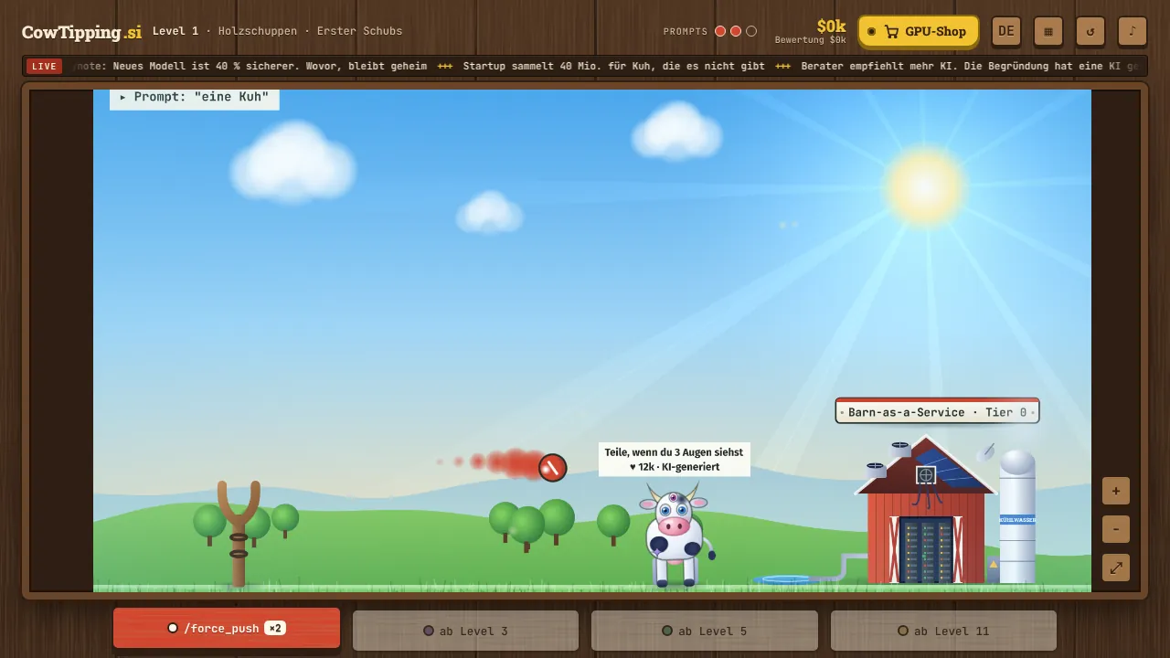CowTipping.si – screenshot 2
