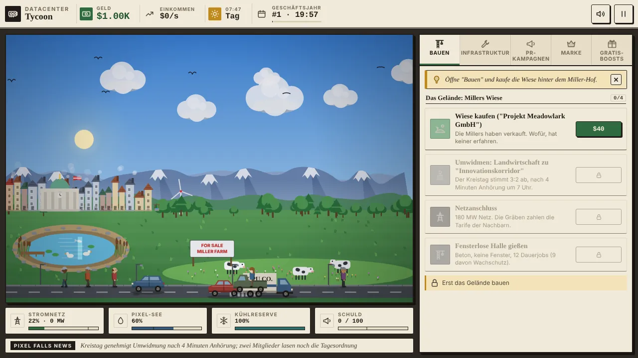 DataCenter Tycoon – Screenshot 1
