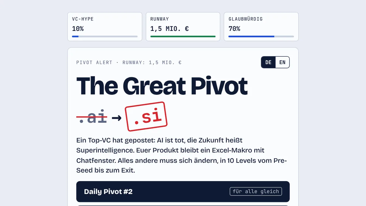 The Great Pivot – Screenshot 1